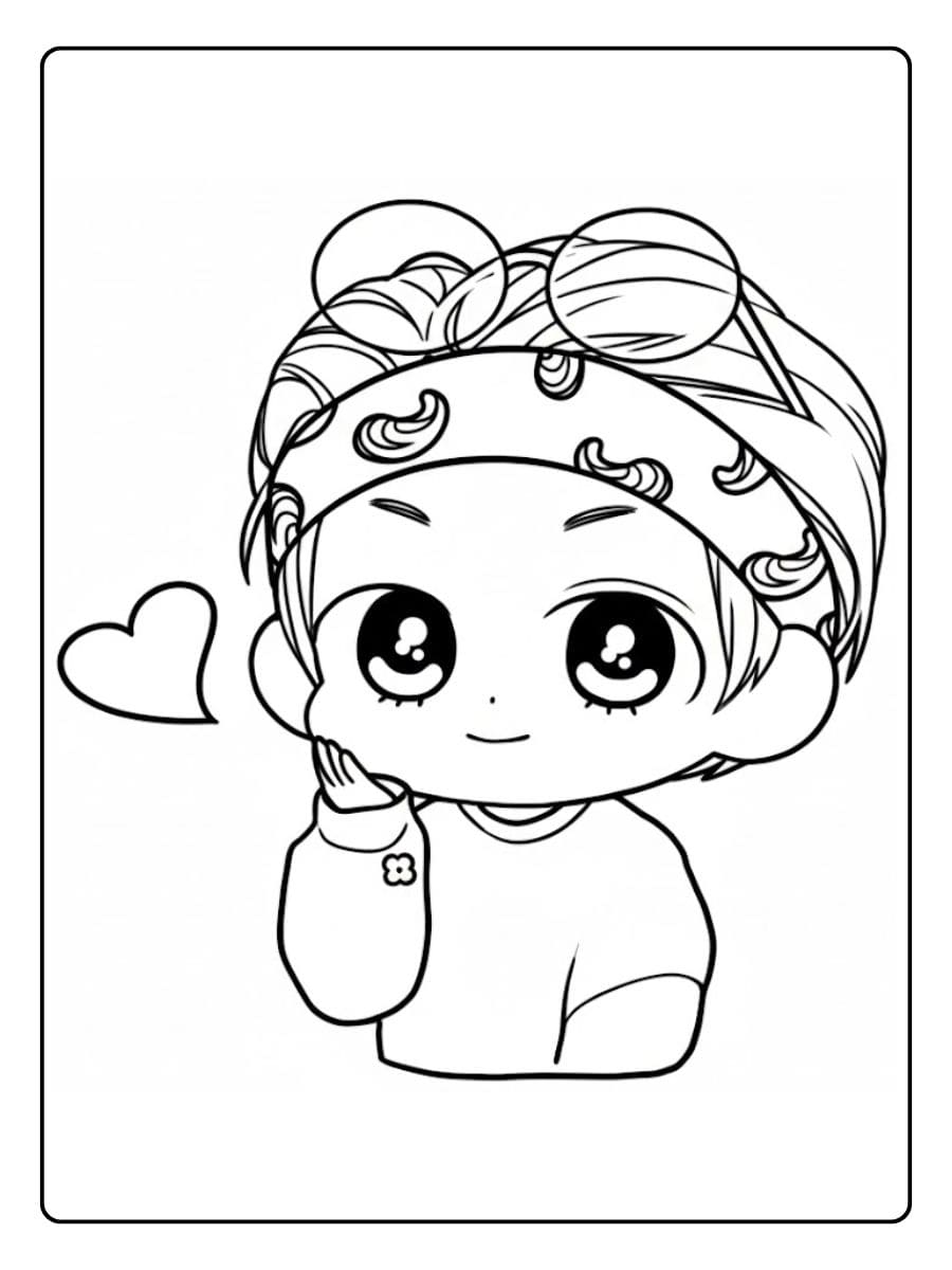 BTS Kawaii Coloriage Fun
