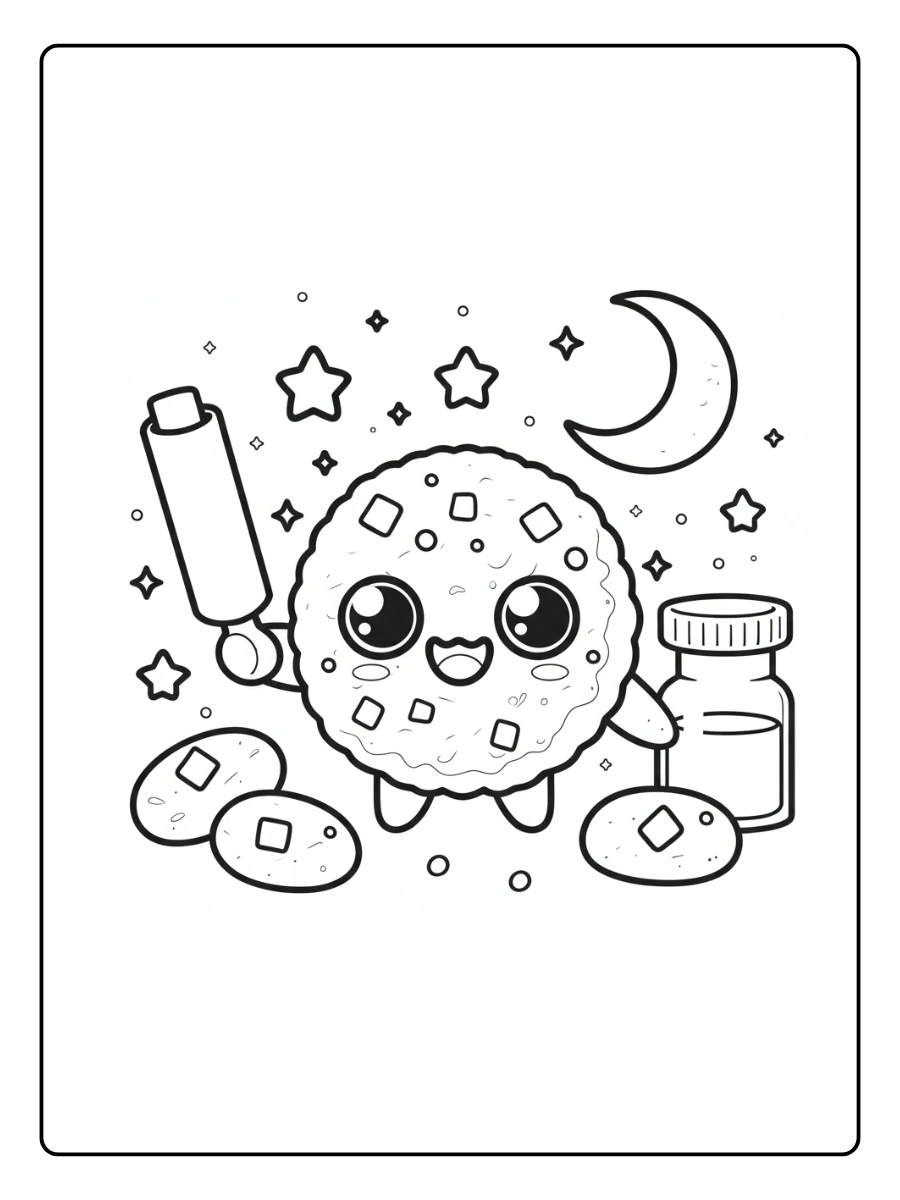 Coloriage Aliment Kawaii (10)