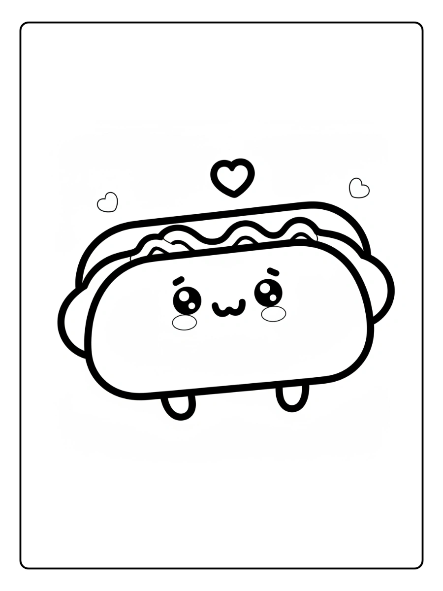 Coloriage Aliment Kawaii (2)