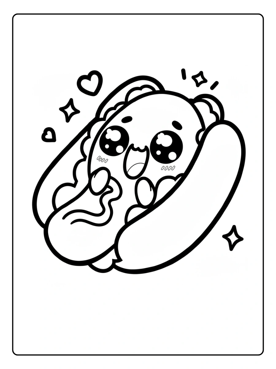 Coloriage Aliment Kawaii (3)