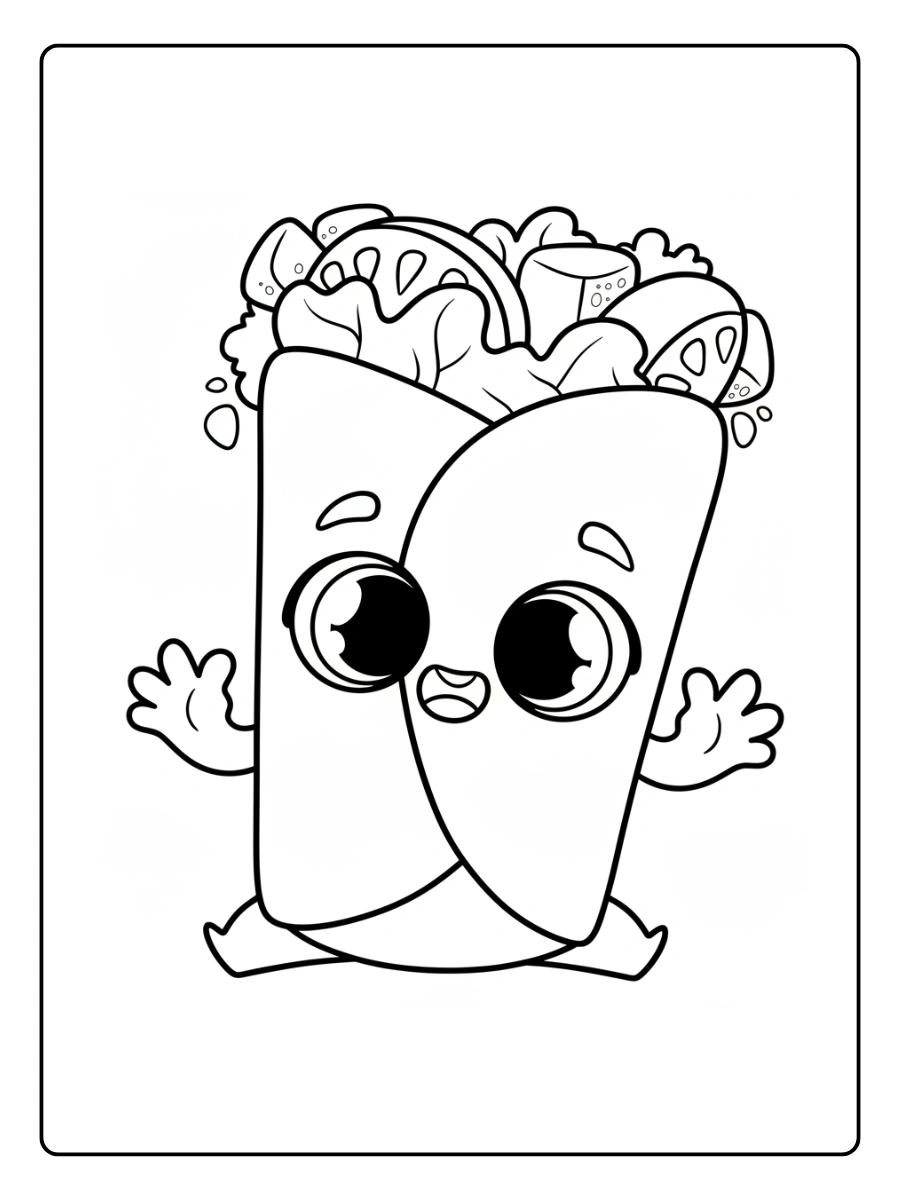 Coloriage Aliment Kawaii (5)