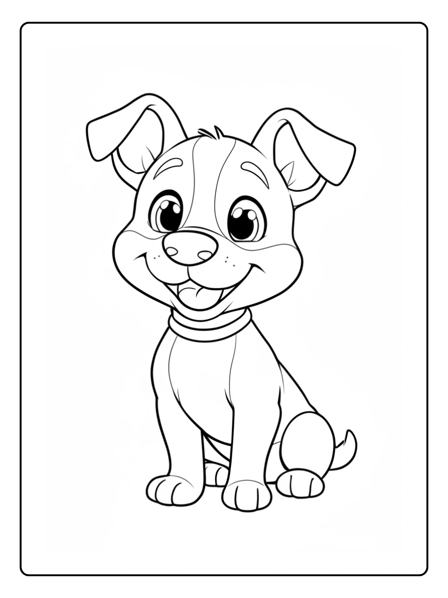 Coloriage Chien Kawaii (8)