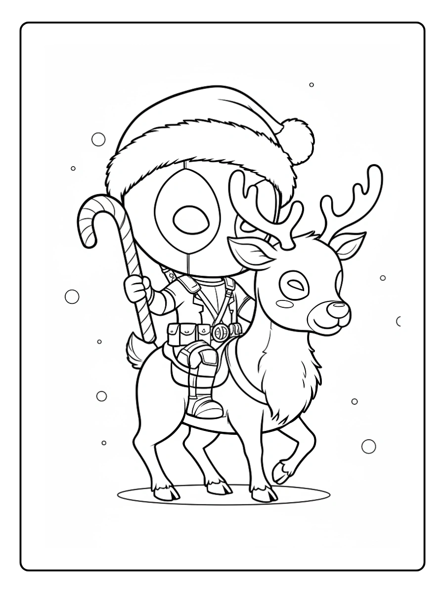 Coloriage Deadpool Kawaii (4)