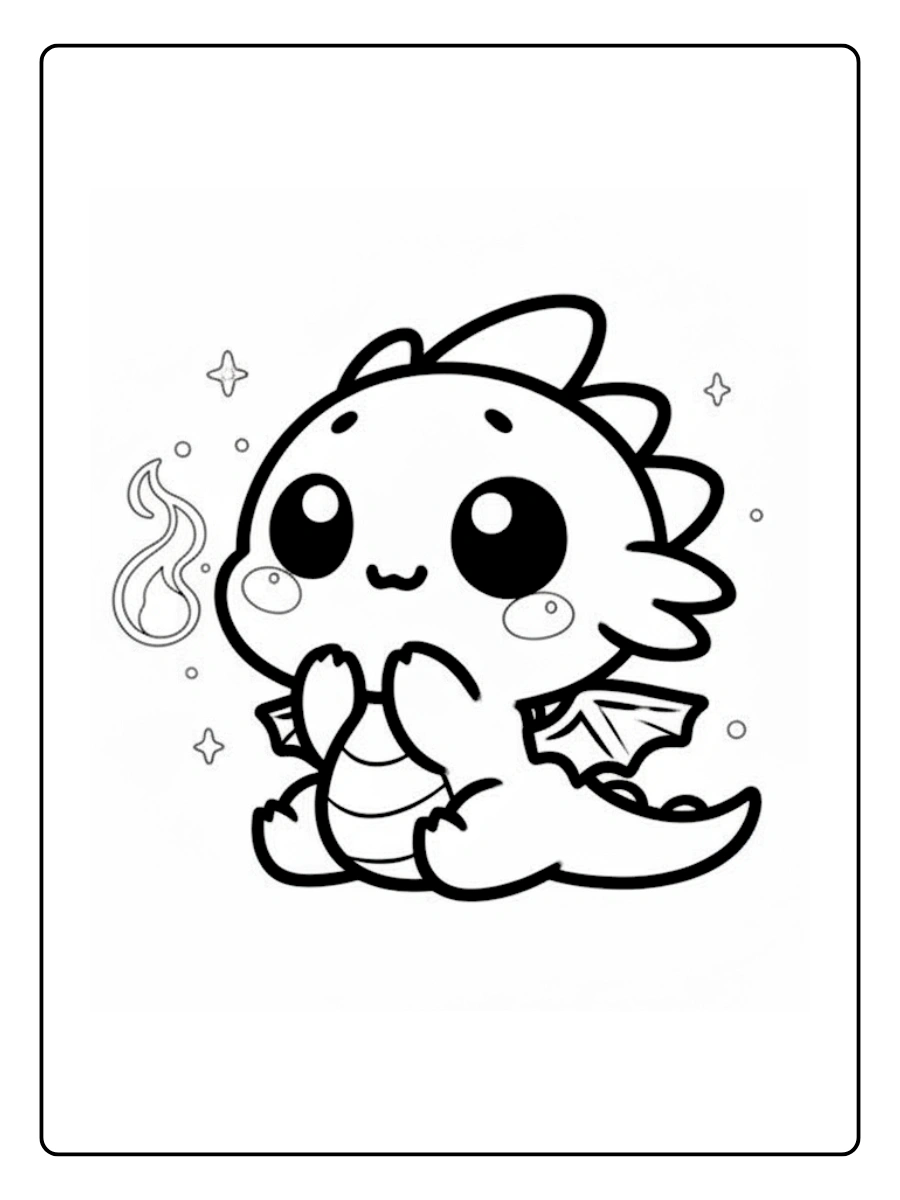 Coloriage Dragon Kawaii (3)