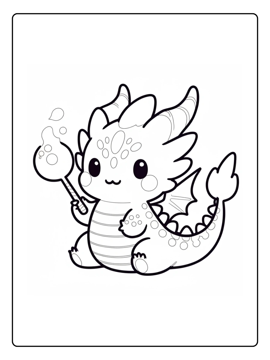 Coloriage Dragon Kawaii (4)