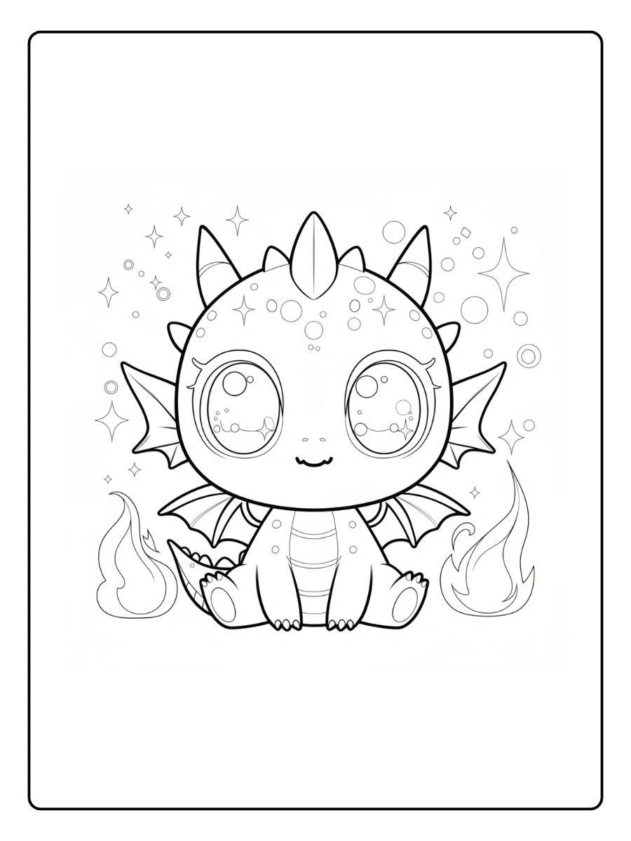 Coloriage Dragon Kawaii (6)