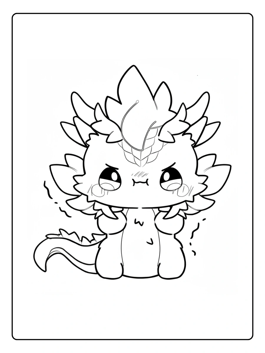 Coloriage Dragon Kawaii (8)