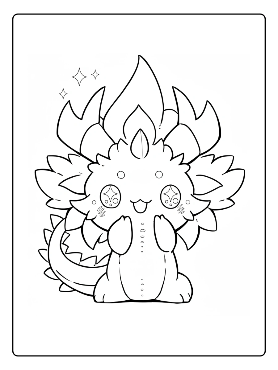 Coloriage Dragon Kawaii (9)