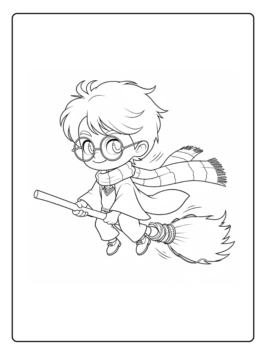 Coloriage Harry Potter Kawaii (5)