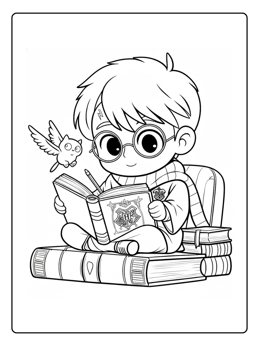 Coloriage Harry Potter Kawaii (7)