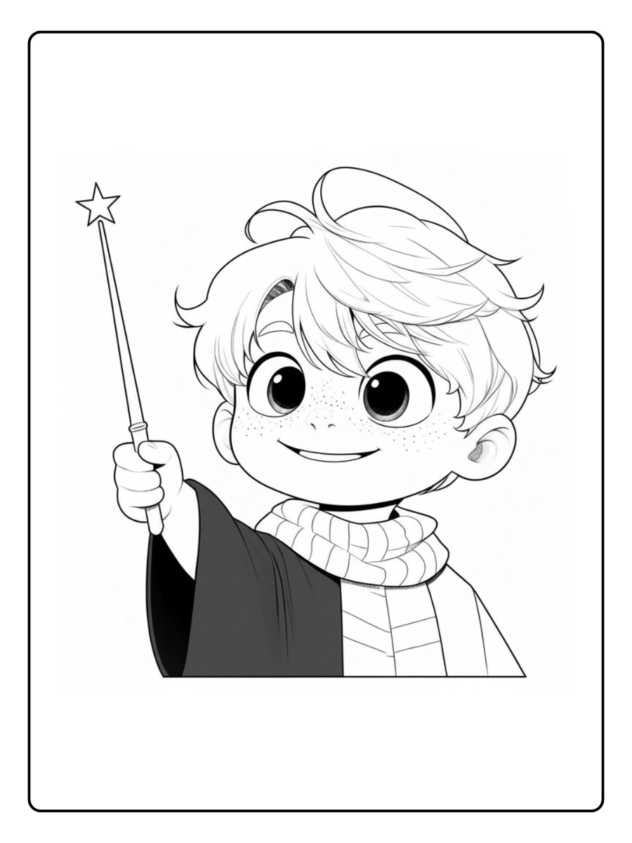 Coloriage Harry Potter Kawaii (8)