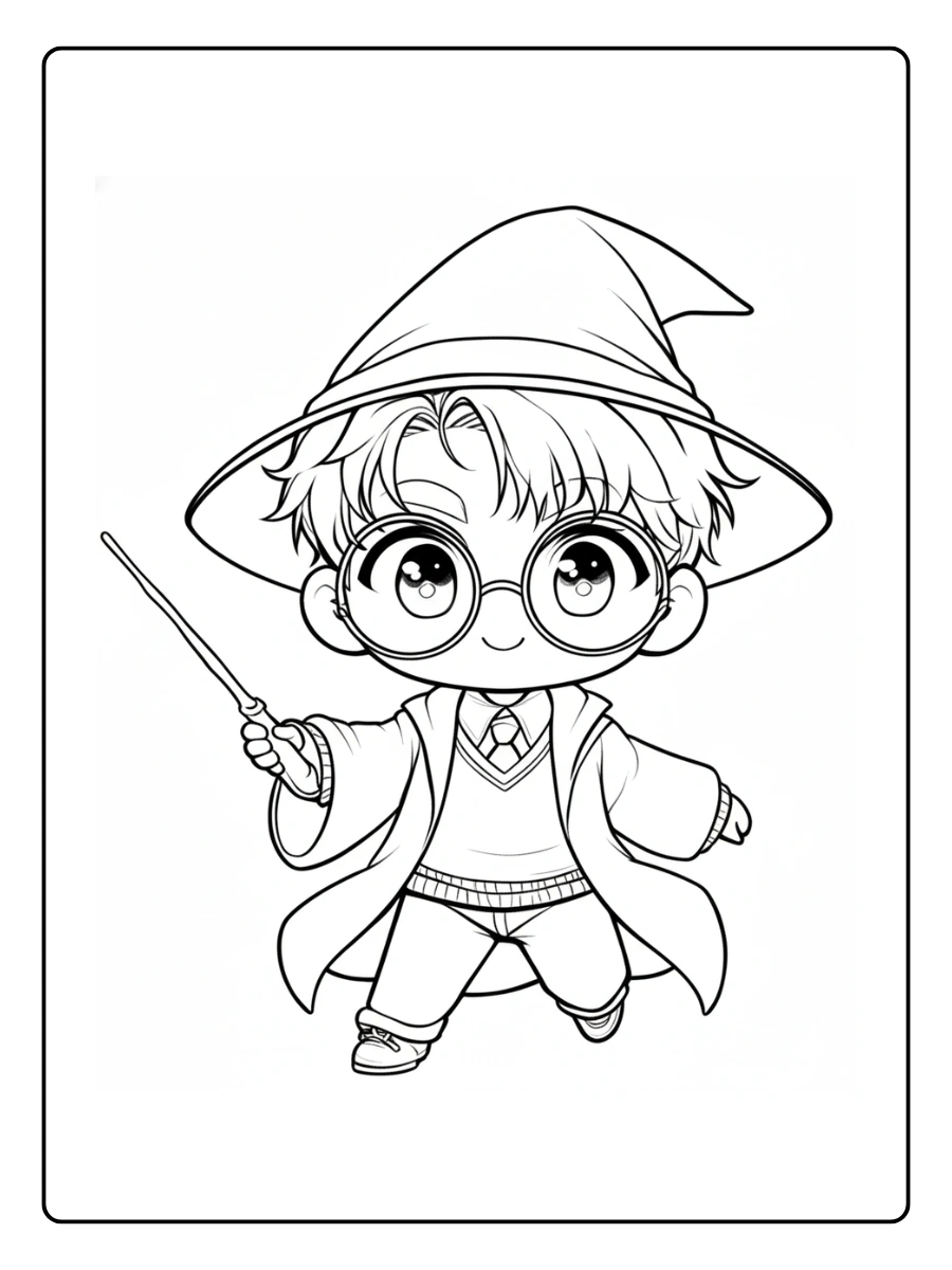 Coloriage Harry Potter Kawaii (9)