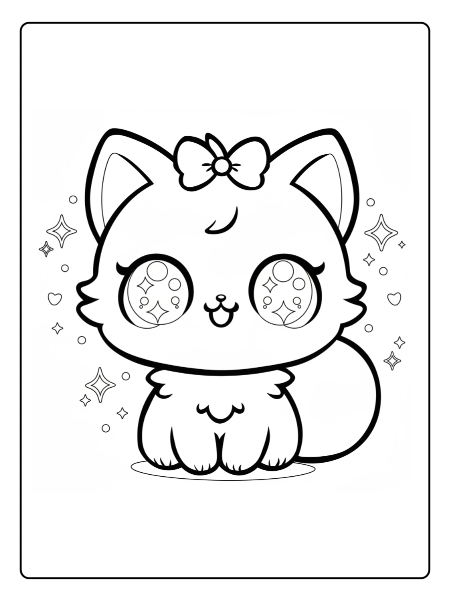 Coloriage Kawaii Animaux (2)