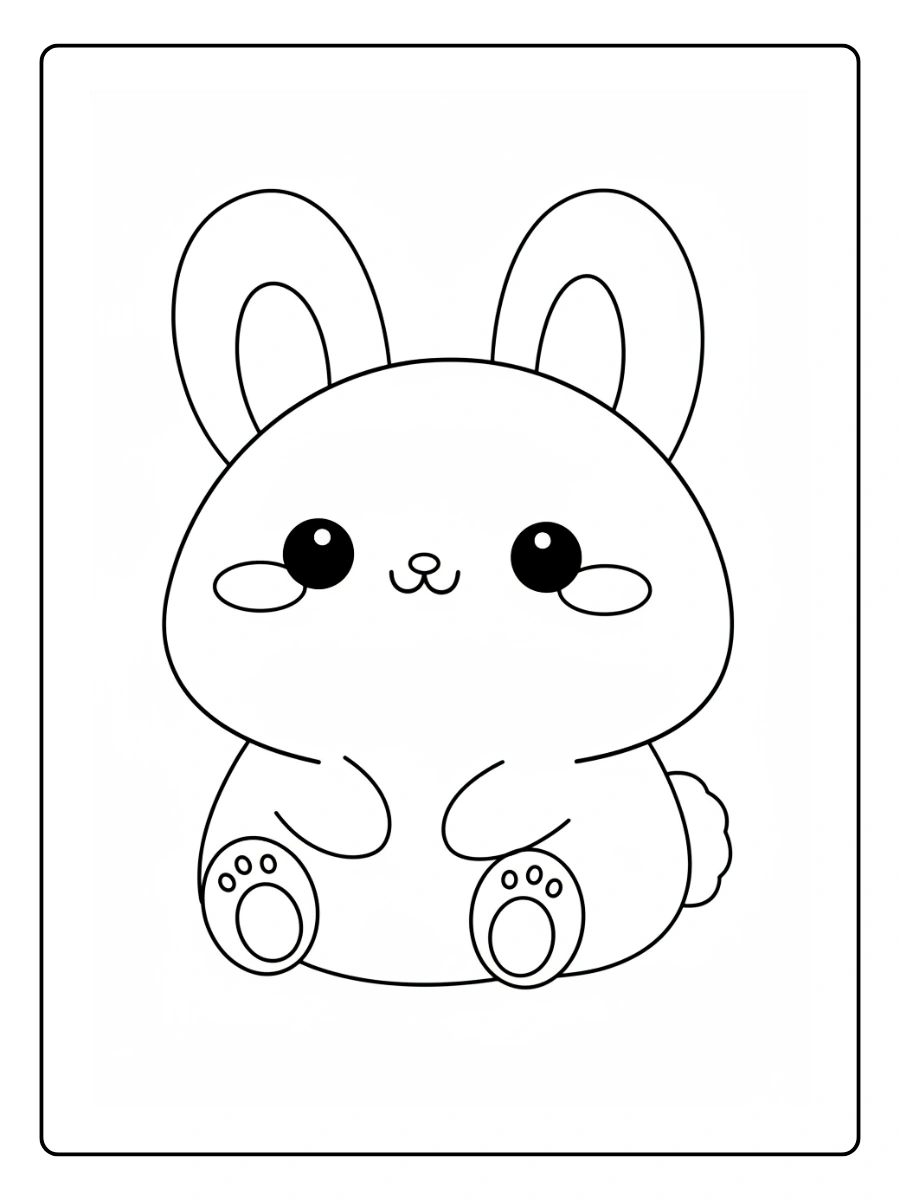 Coloriage Kawaii Animaux (4)