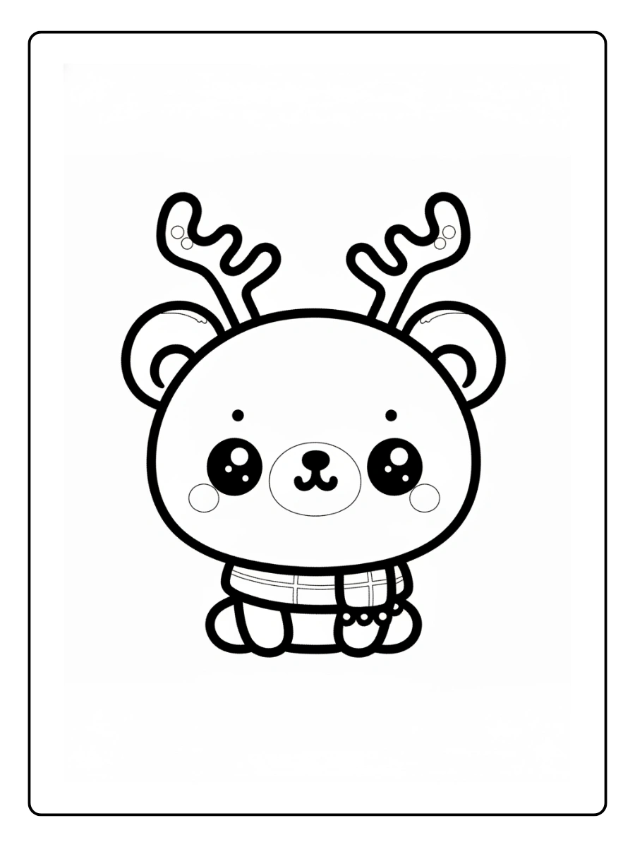 Coloriage Noël Kawaii (3)