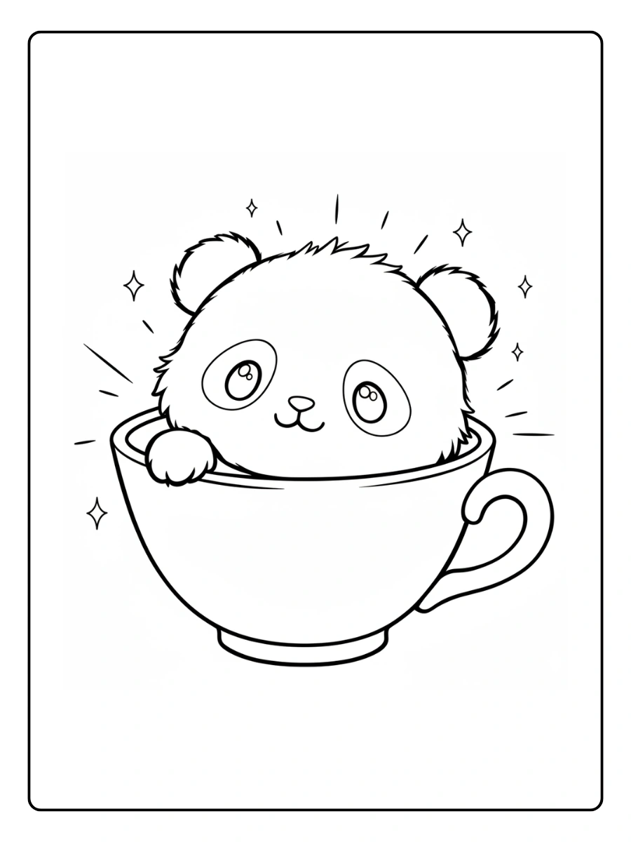 Coloriage Panda Kawaii (3)