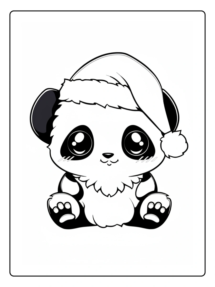 Coloriage Panda Kawaii (5)