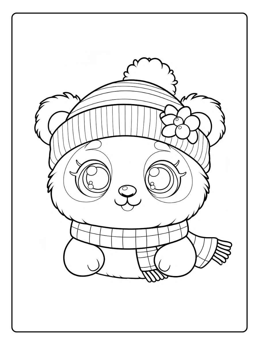 Coloriage Panda Kawaii (8)