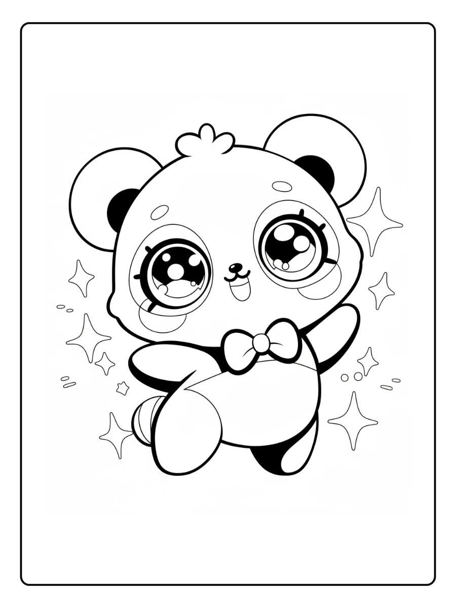 Coloriage Panda Kawaii (9)