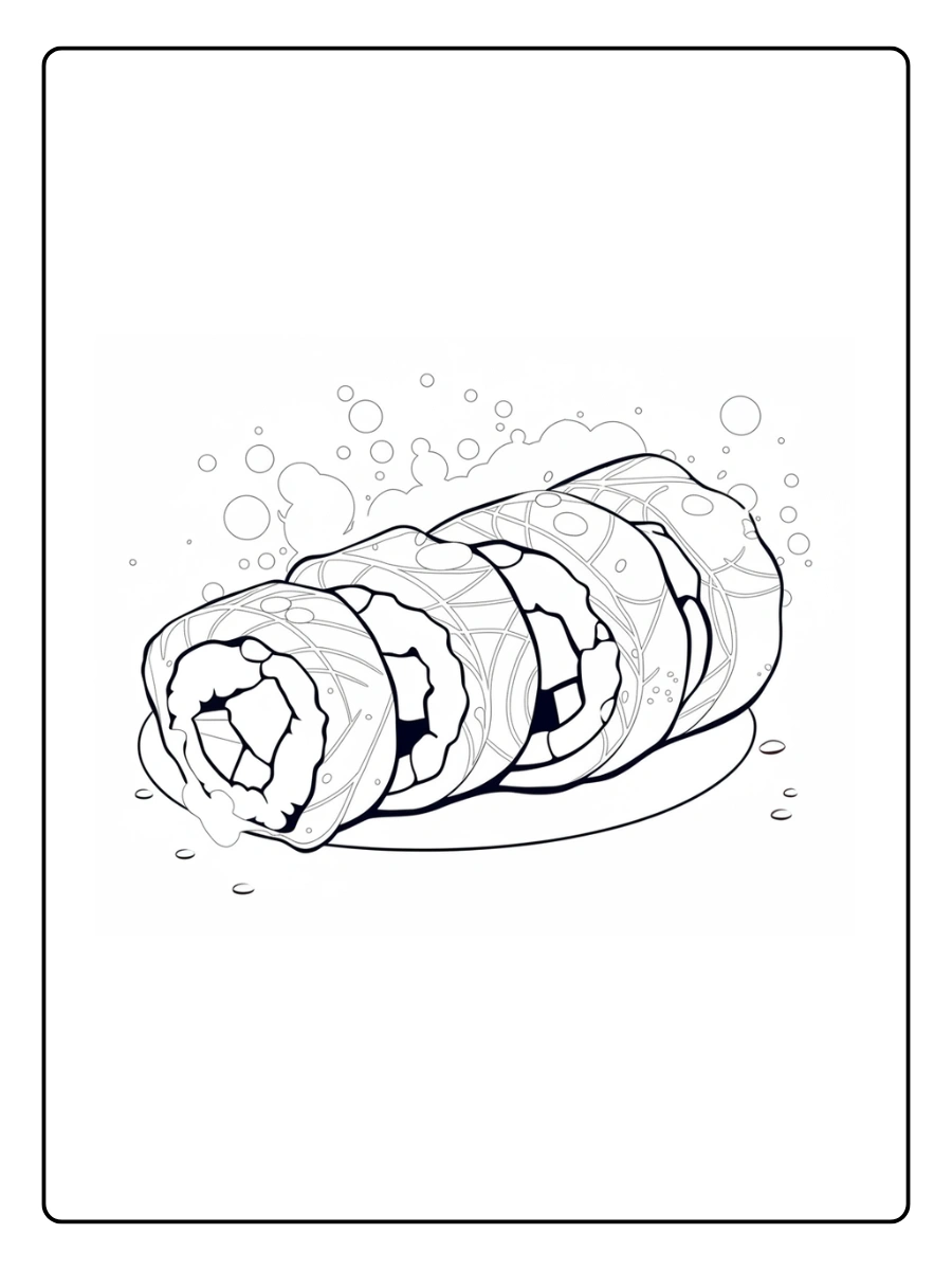 Coloriage Sushi Kawaii (1)