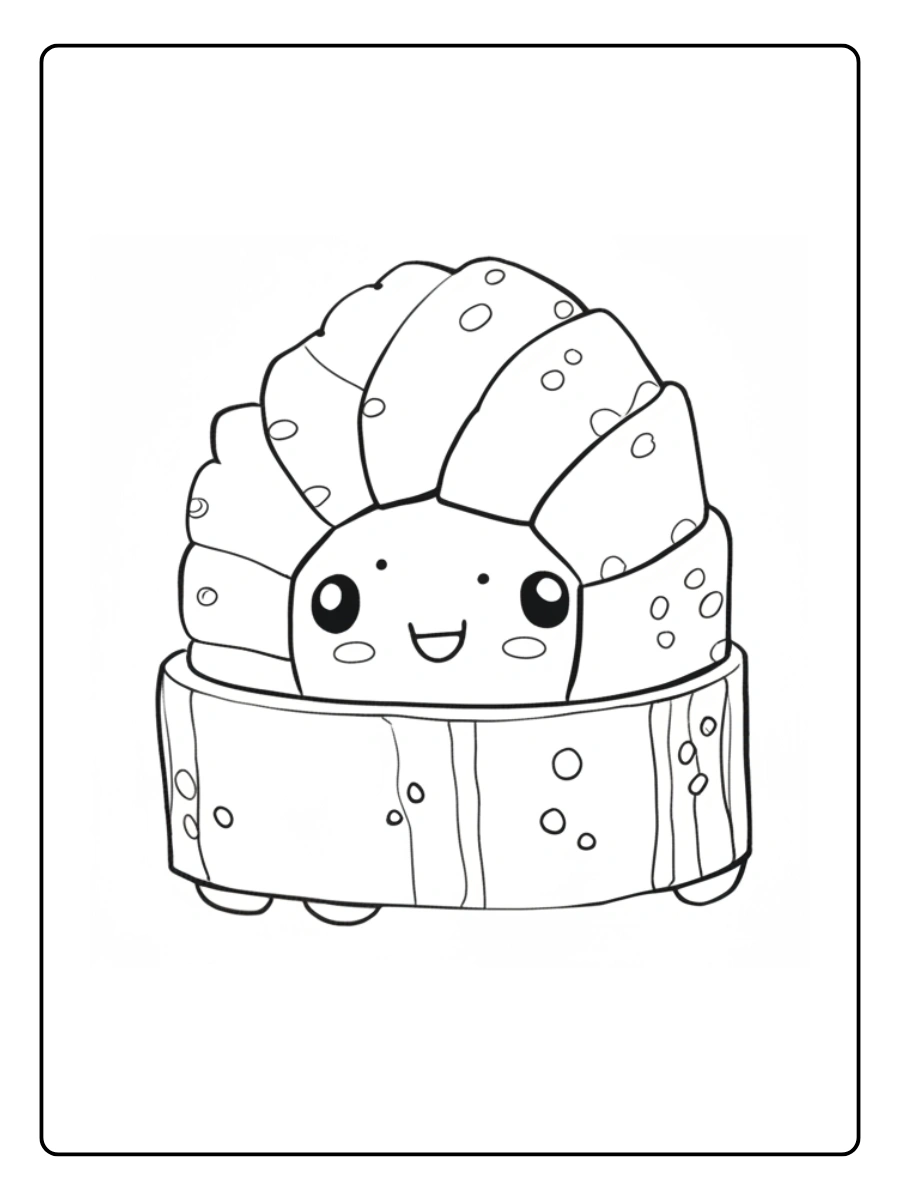 Coloriage Sushi Kawaii (6)