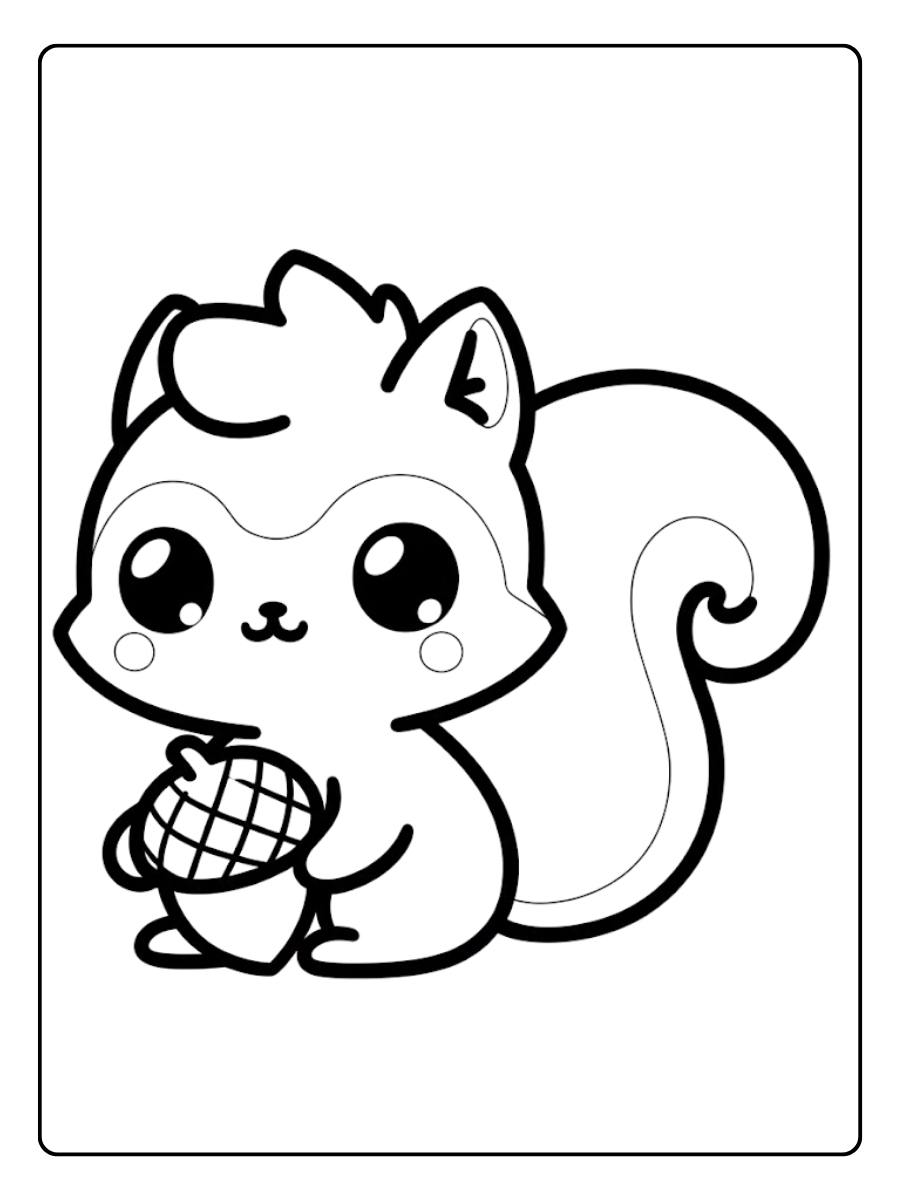 Creations Kawaii Coloriage Animaux