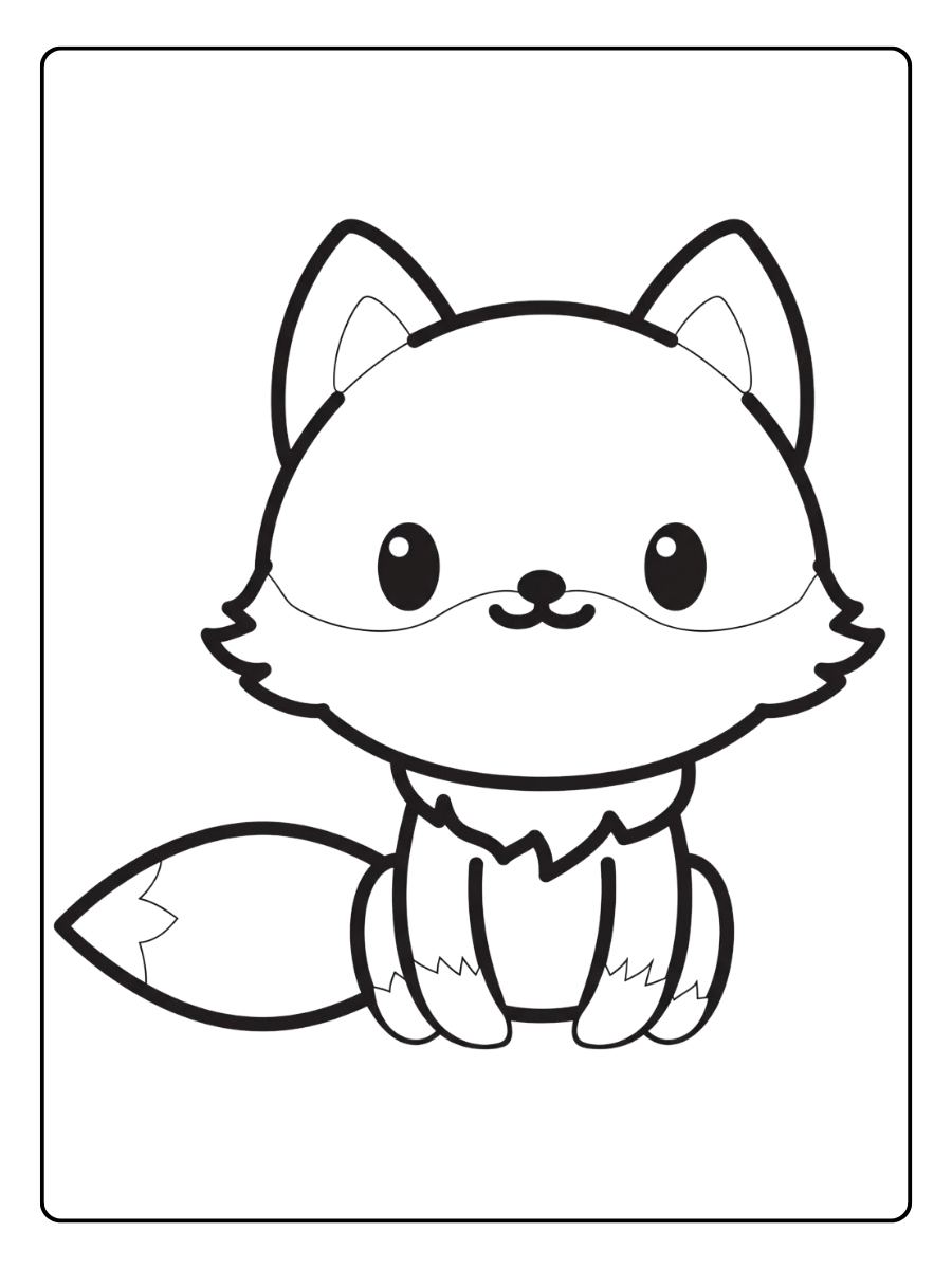 Le Carnet des Coloriage Kawaii Animaux