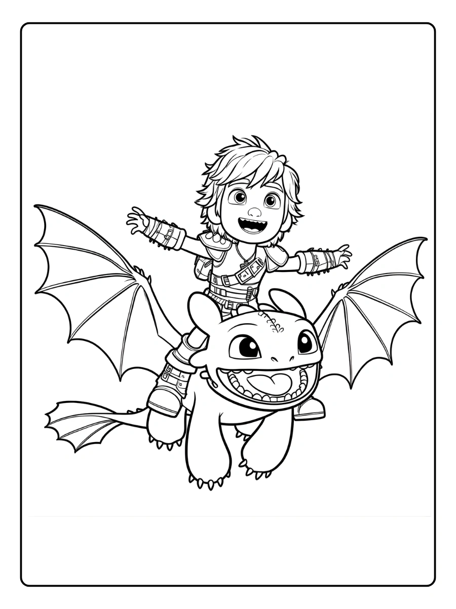 Coloriage Dragon Kawaii (4)