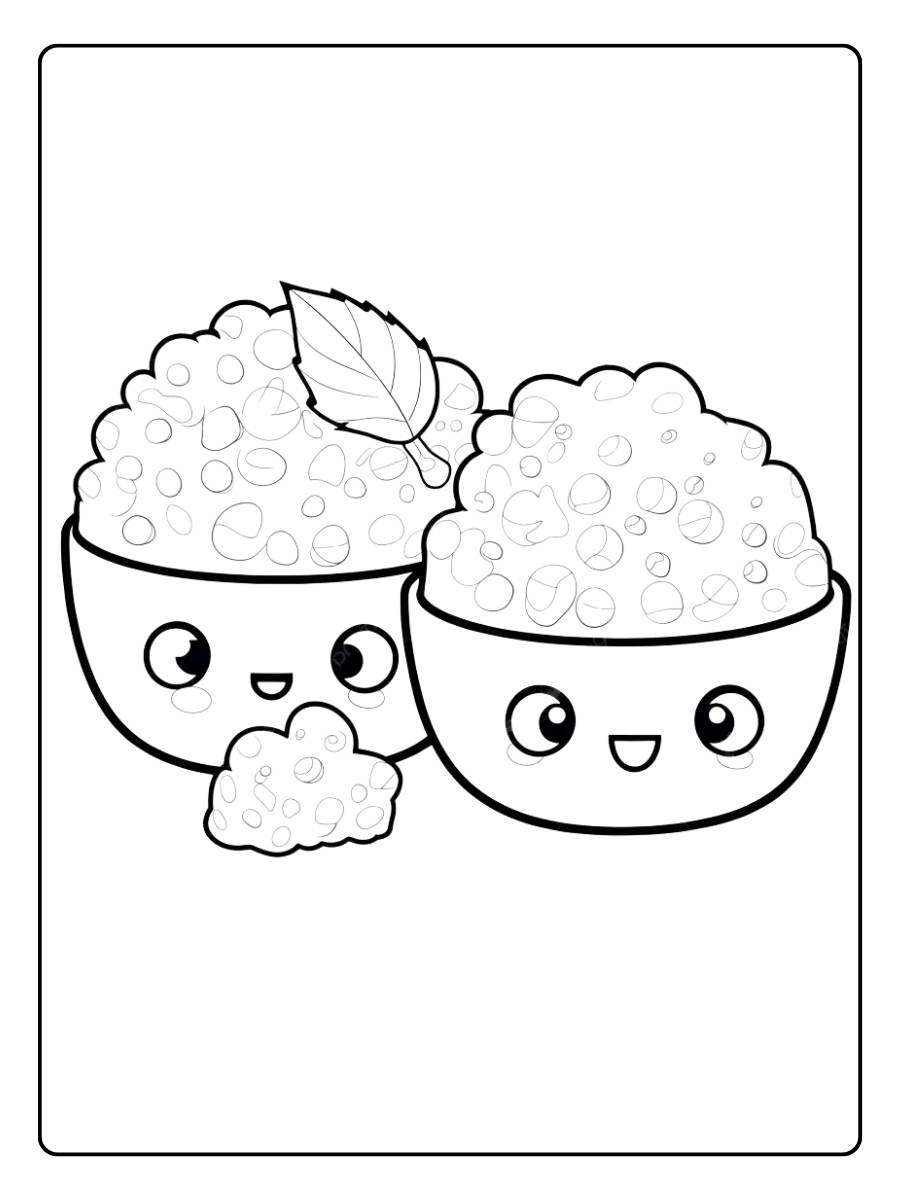 P'tits Plats Coloriage Kawaii Nourriture Japonaise