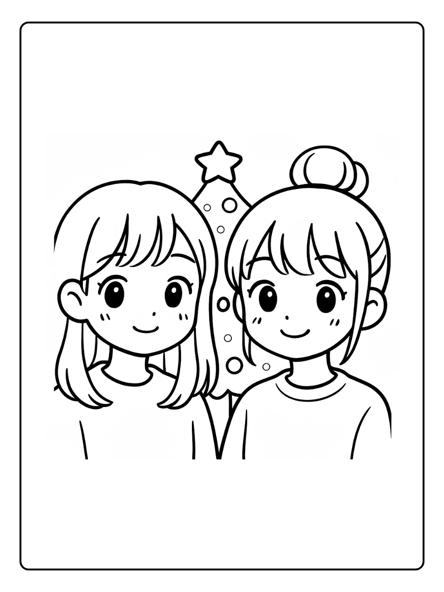coloriage BFF kawaii (1)