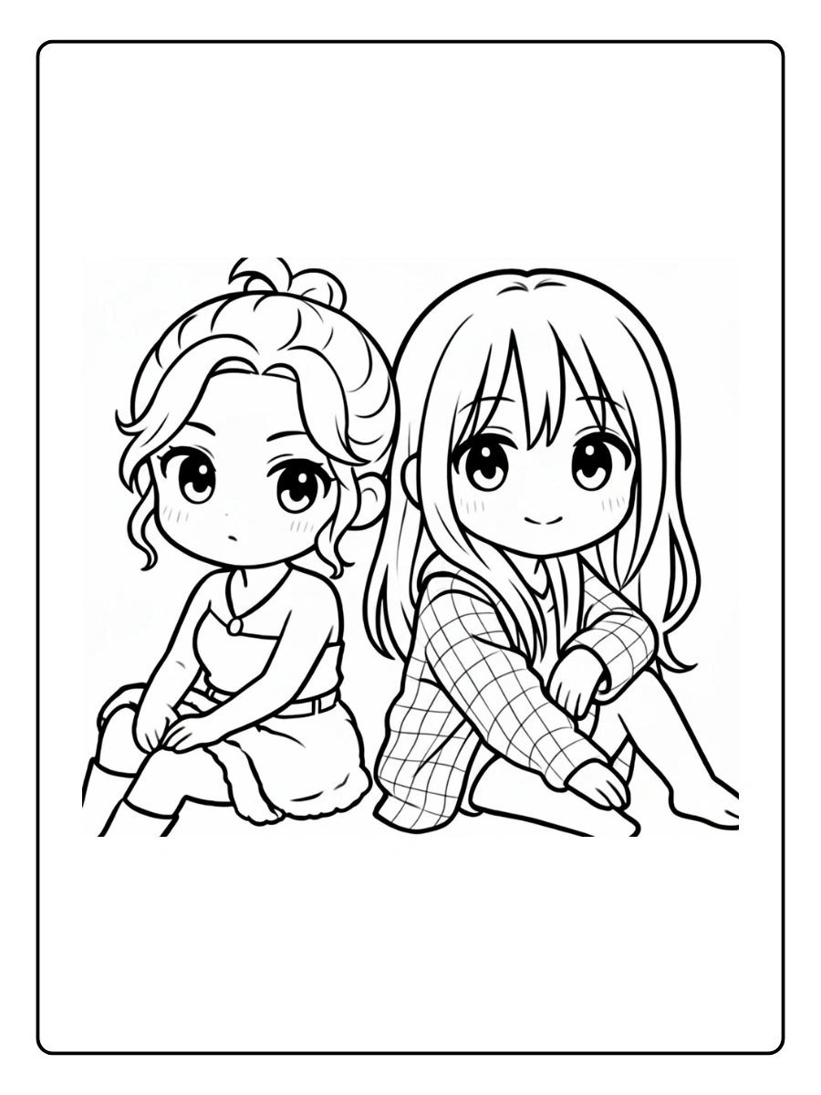 coloriage BFF kawaii (5)