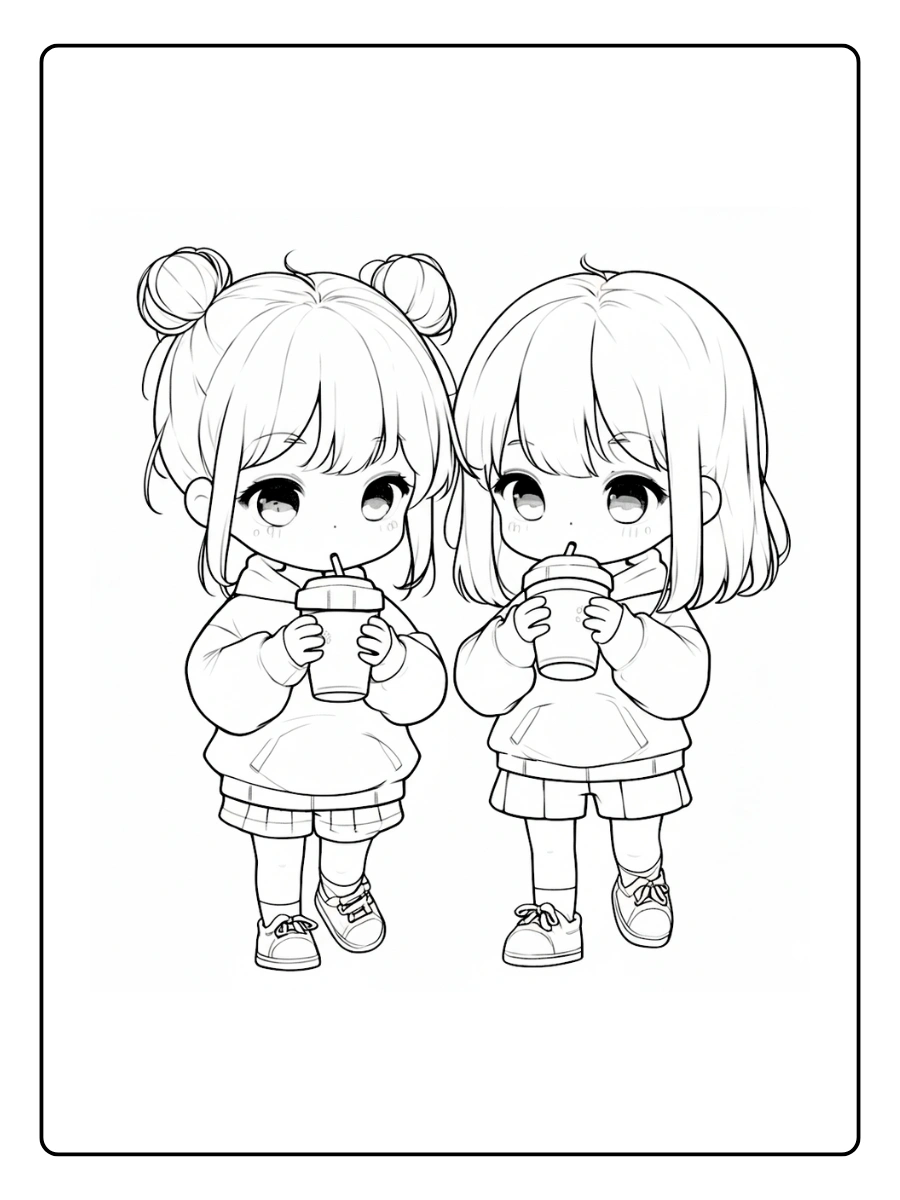 coloriage BFF kawaii (8)