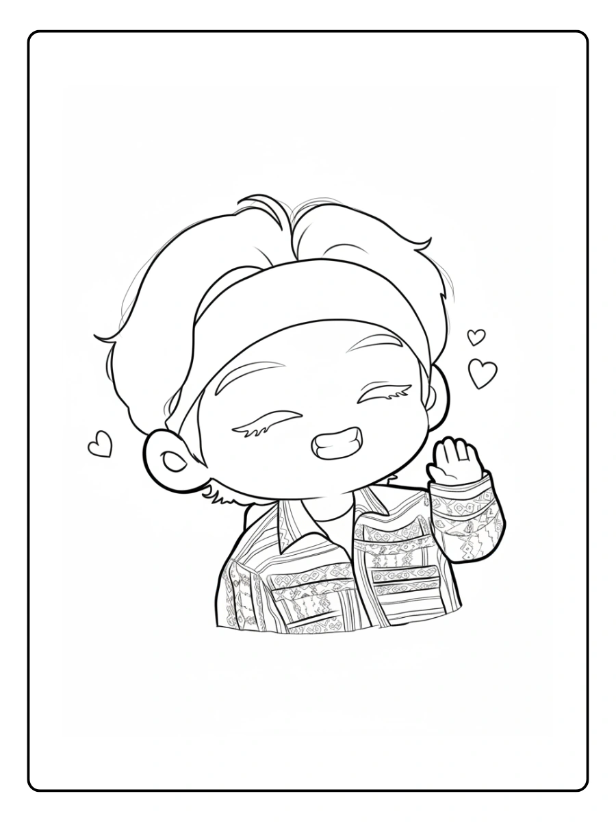 coloriage BTS kawaii (2)