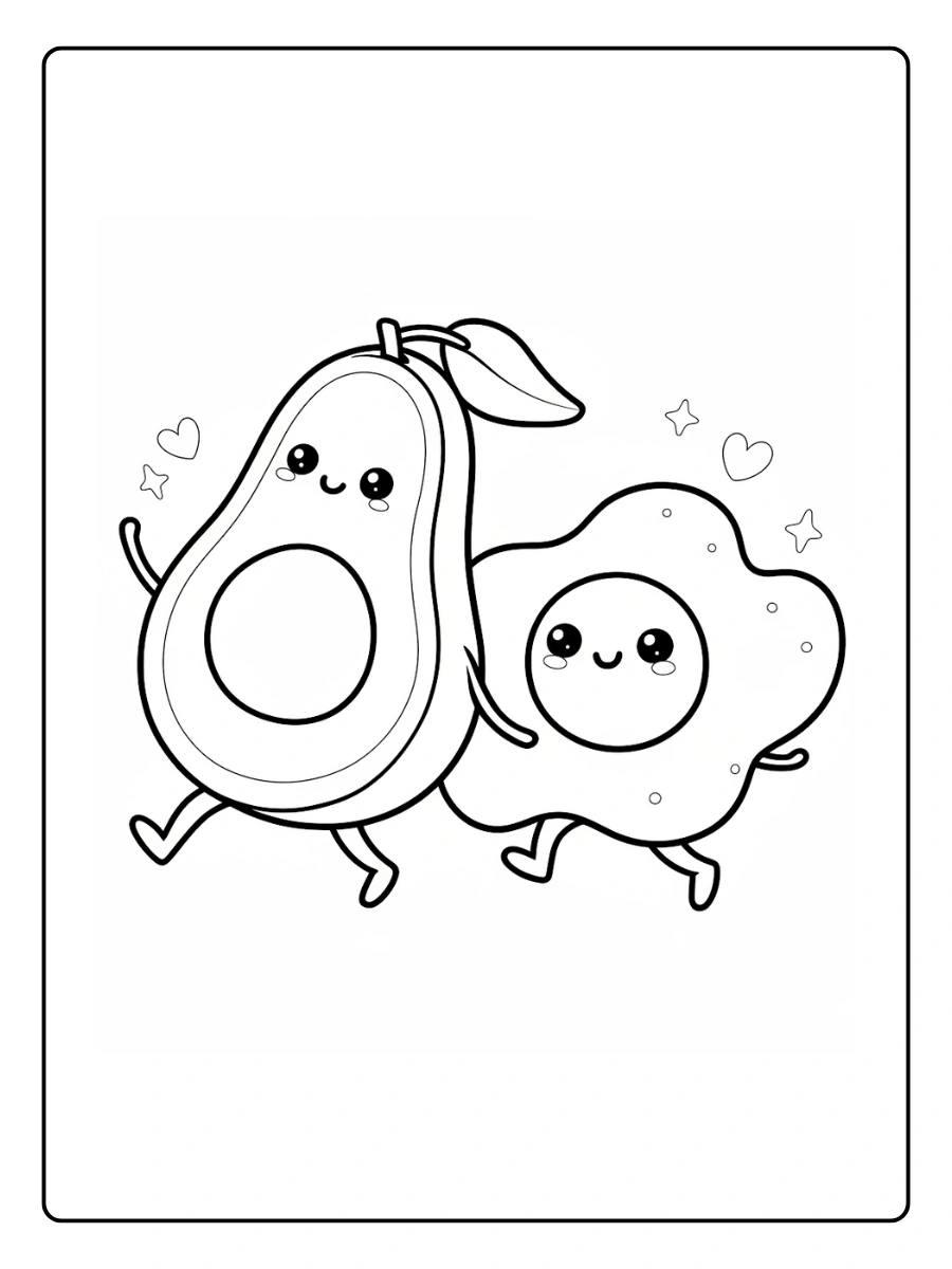 coloriage avocat kawaii (7)