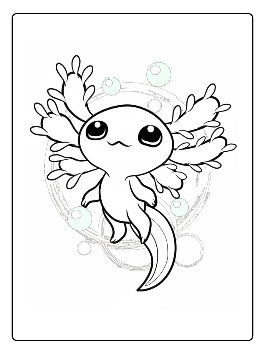 coloriage axolotl kawaii (10)