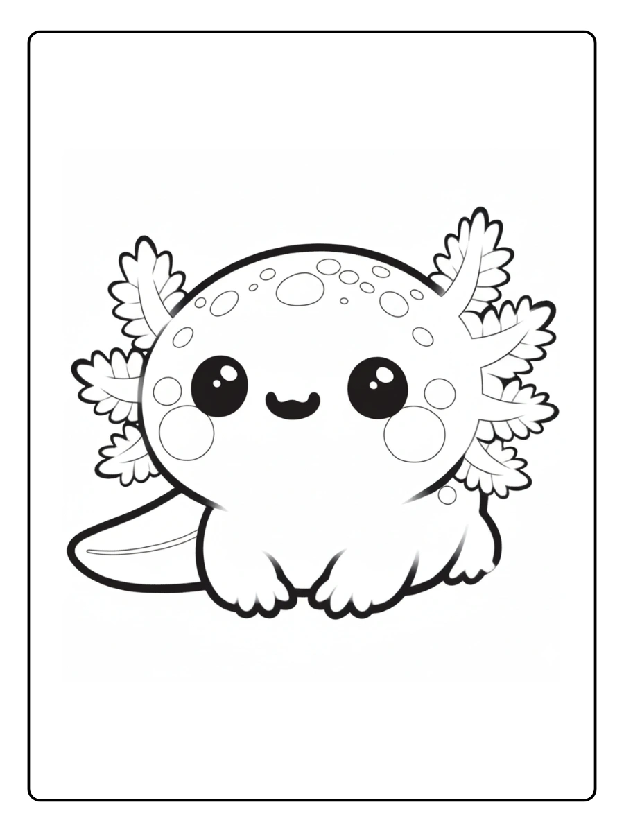 coloriage axolotl kawaii (4)