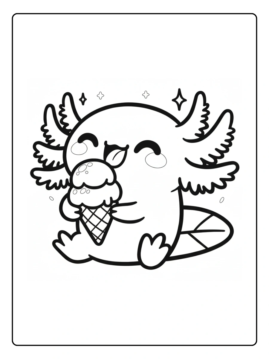 coloriage axolotl kawaii (6)