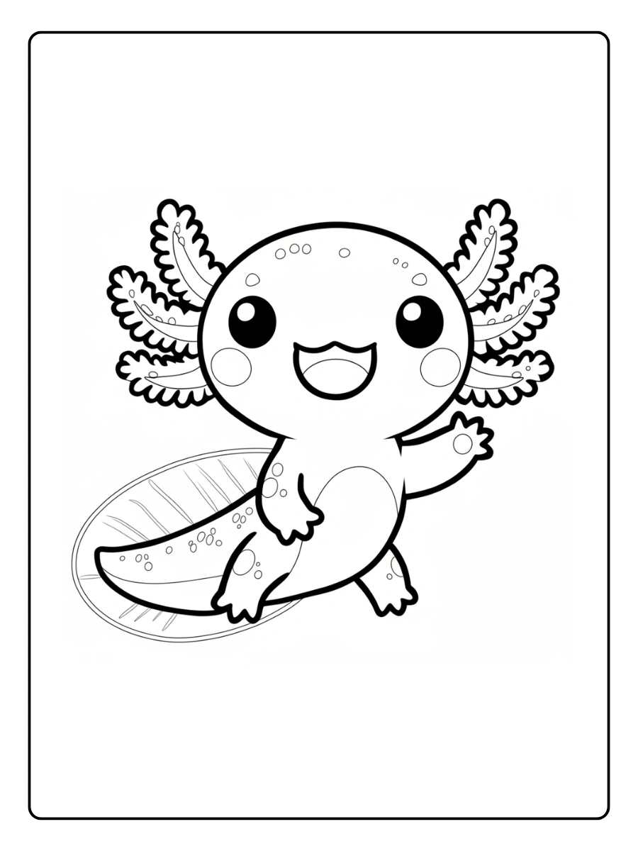 coloriage axolotl kawaii (7)