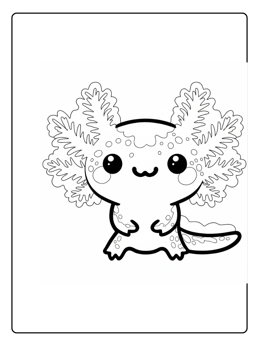 coloriage axolotl kawaii (9)