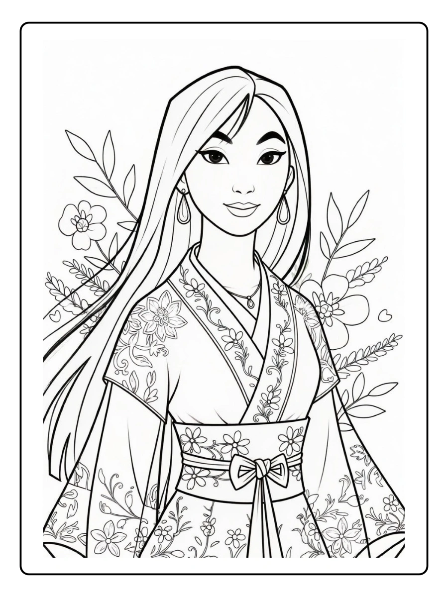 coloriage disney princess (1)