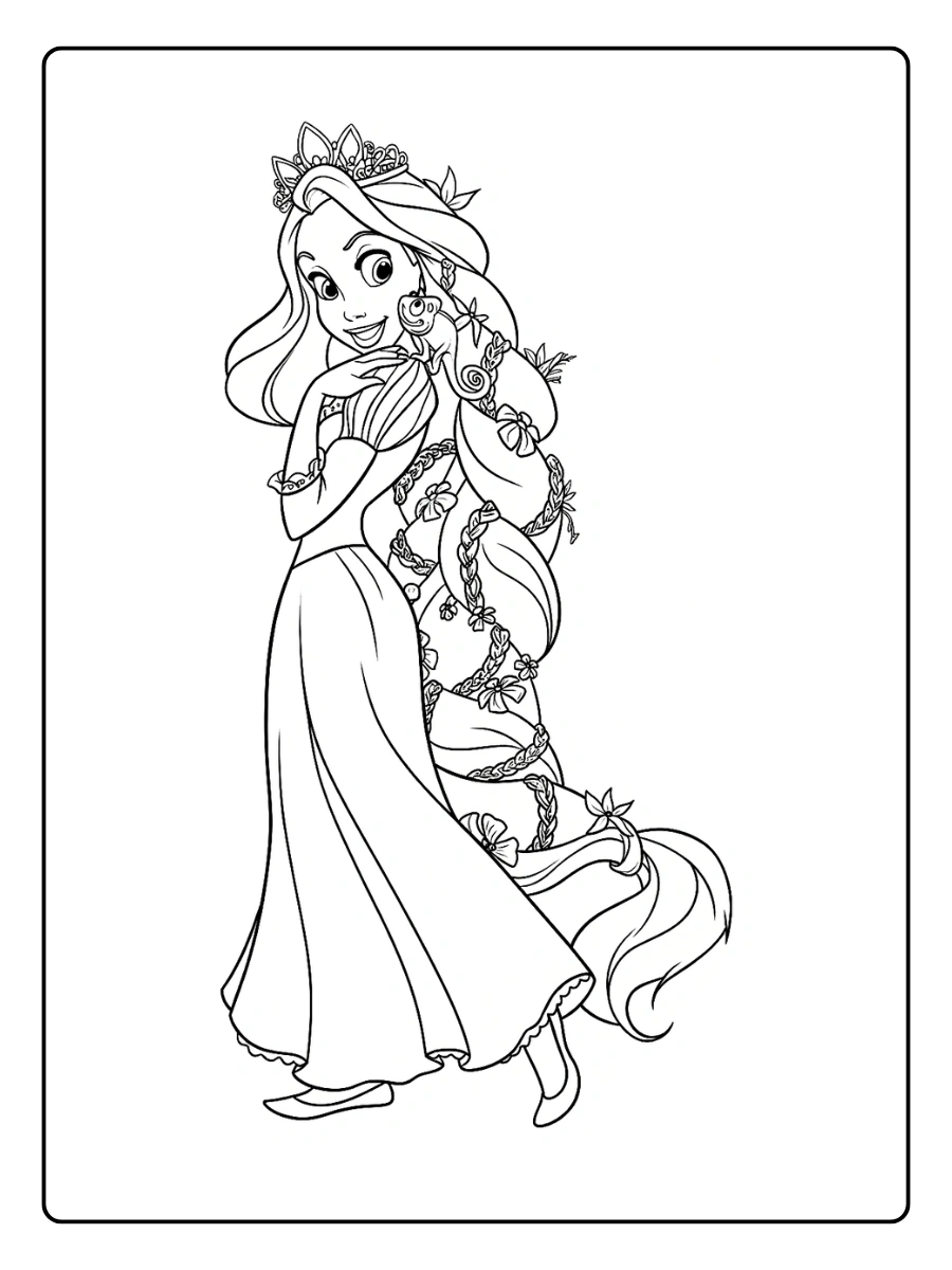 coloriage disney princess (2)