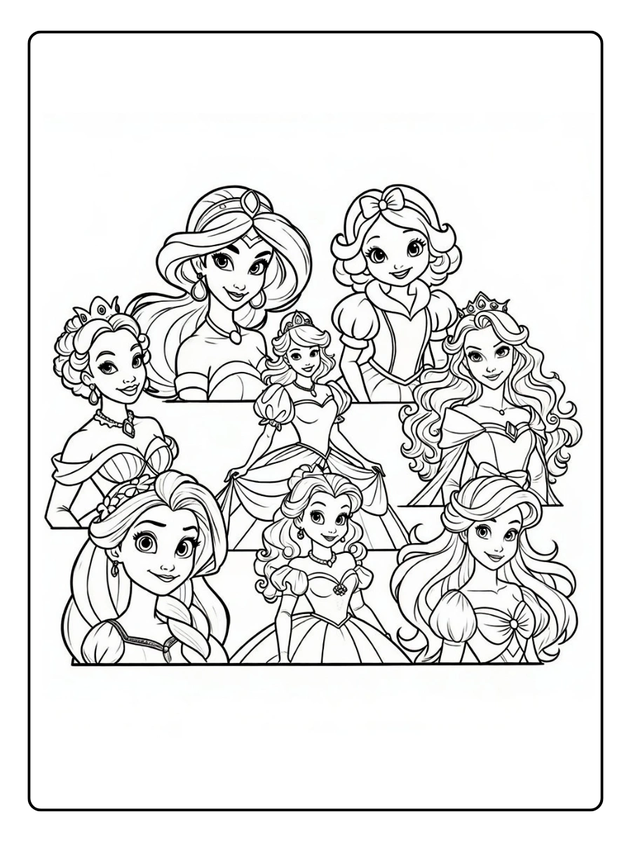 coloriage disney princess (7)