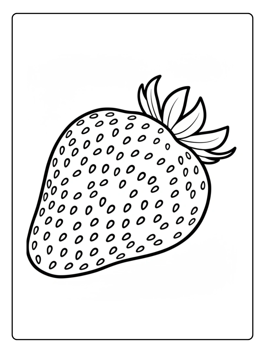 coloriage fraise (2)
