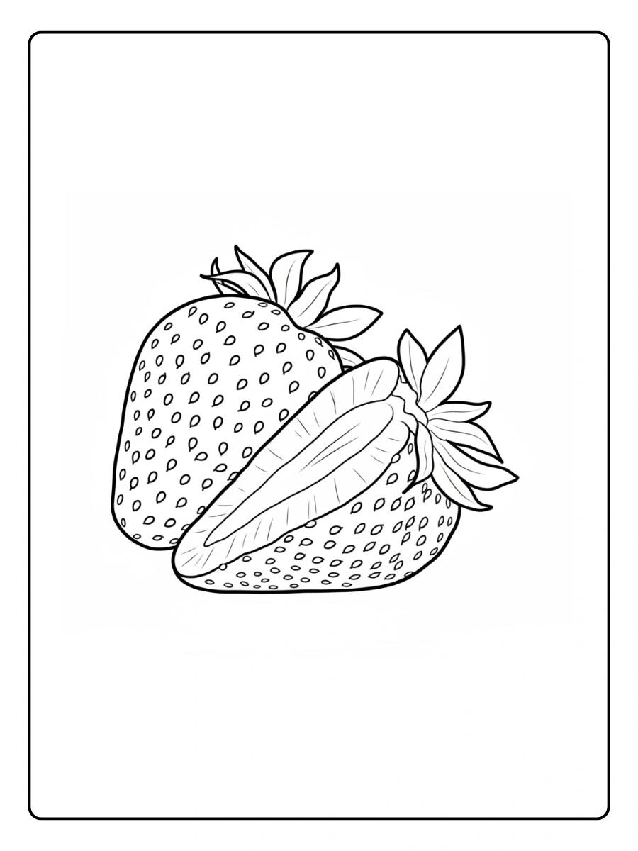 coloriage fraise (3)