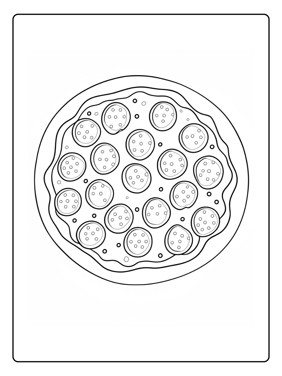 coloriage pizza kawaii (2)
