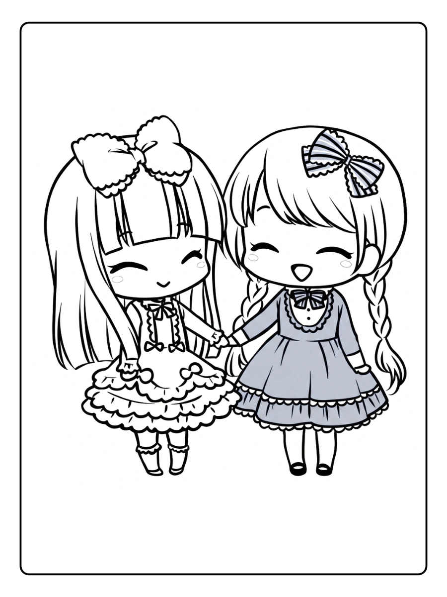 coloriages pour meilleurs amis (10)