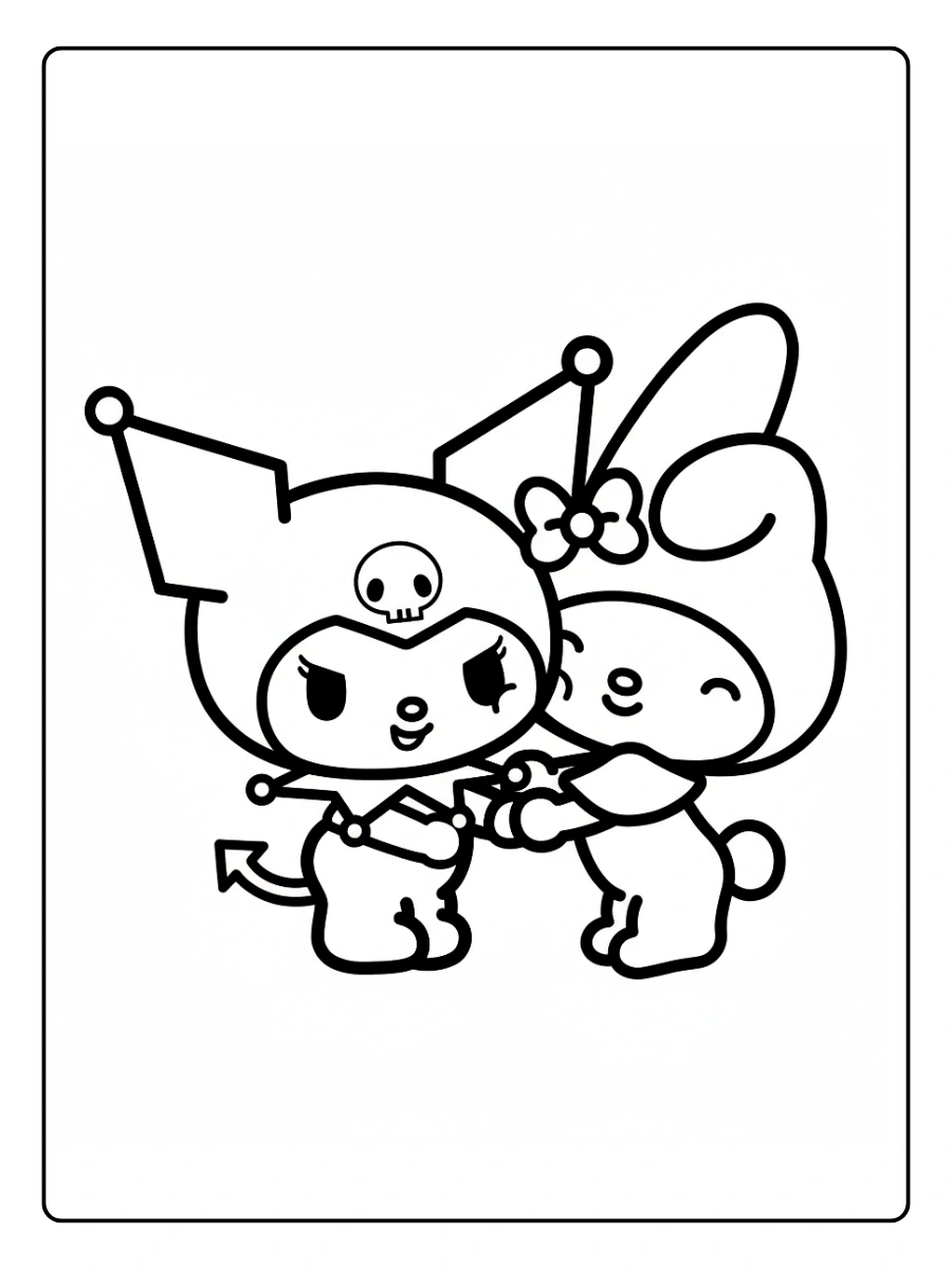 coloriages pour meilleurs amis (16)