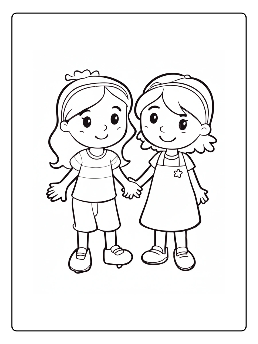 coloriages pour meilleurs amis (22)