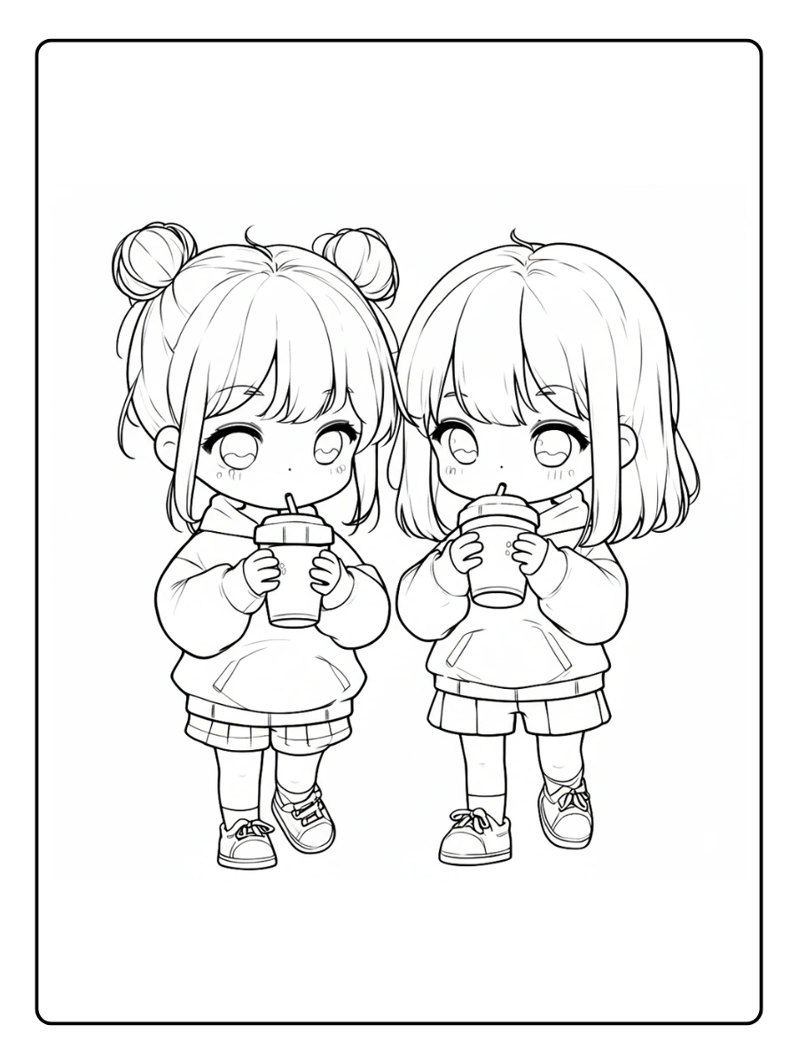 coloriages pour meilleurs amis (6)