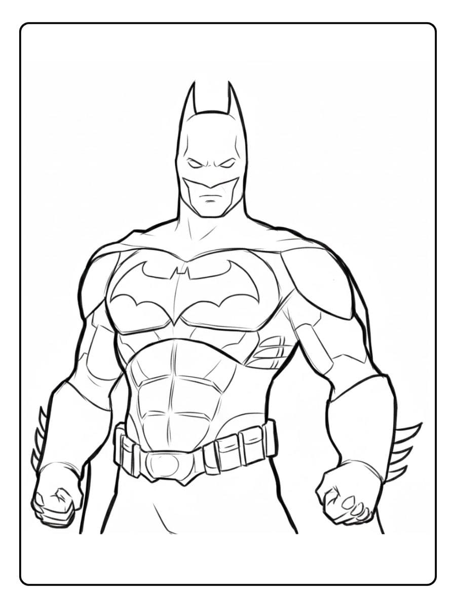 Coloriage Batman Simple